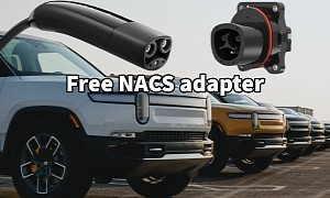 Rivian Will Offer Free NACS Adapters to Owners With CCS Vehicles