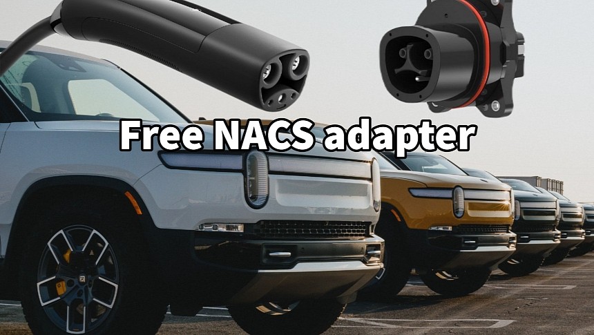 Rivian will offer free NACS adapters to owners