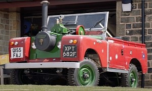 Road-Legal 1967 Land Rover "Mildred" Is Unbelievably Steam-Powered - Hits 12 mph