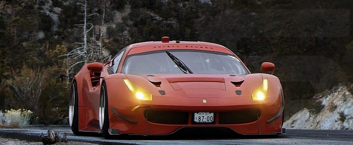 Street-Legal Ferrari 488 GTE Rendered