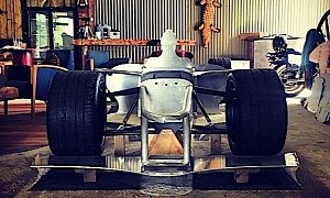 Road Legal Ferrari F1 Car in the Works in Aussie Garage
