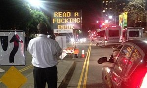 Road Sign Hack Tells Motorists to Read a Book, Uses the F Word
