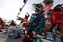 Roadside Weed is Decorated For Christmas, Becomes Tourist Attraction in Ohio