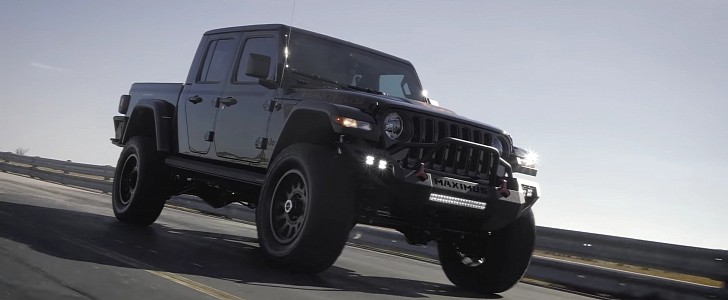Hennessey Maximus Jeep Gladiator test drive at the Pennzoil Proving Ground