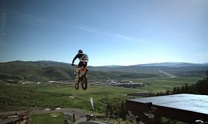 Robbie Maddison Jumps from a Ski Ramp, Drops 187 Feet
