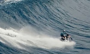 Robbie Maddison Proves Surfing a Wave on a Motorcycle Is Possible