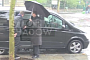 Robin Thicke Visits Paris in Mercedes Viano
