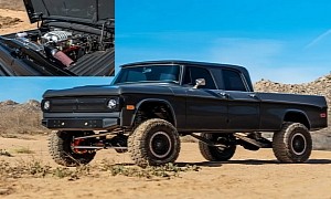 Rock Bottom Offroad's Hellcat-Swapped Dodge D200 Is the Forbidden Classic Ram TRX