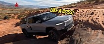 Rock Crawling With a Stock Rivian R1T Is a Breeze, Here's Proof