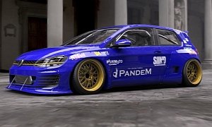 Rocket Bunny Golf 7 Kit Previewed by Pandem Before Essen Motor Show 2015