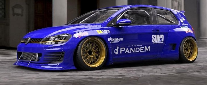 Rocket Bunny Golf 7 Kit Previewed by Pandem Before Essen Motor Show 2015