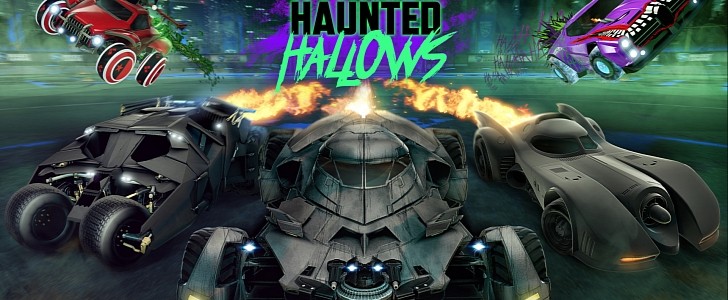 Rocket League Haunted Hallows Event key art