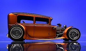 Rod-Riguez 1930 Ford Model A With 1949 Oldsmobile Rocket 88 Engine Is Summer's Hot Sell