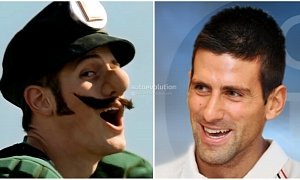 Roger Federer and Novak Djokovic Played Mario and Luigi in Japanese Mercedes Commercials?