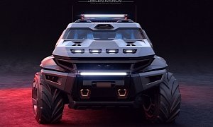 Roll Like an Undefeatable Superhero in This Insane ArmorTruck SUV Concept