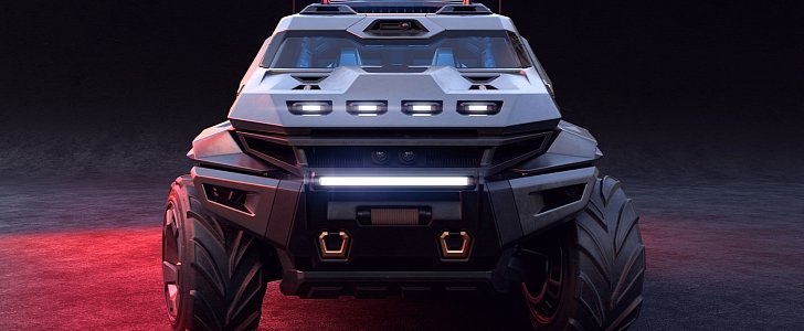 The ArmorTruck SUV concept is good for all types of scenarios, even airspace exploration
