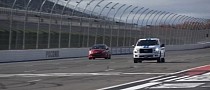 Roll Race: 750 HP Ford F-150 Challenges 650 HP Mazdaspeed3 at Pocono Raceway