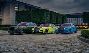 Rolls-Royce Celebrates Black Badge Success at Goodwood With Colorful Cars