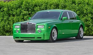 Rolls-Royce Centenary Phantom Is Extravaganza on Wheels, Too Bad It's Green