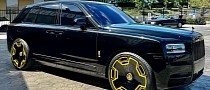 Rolls-Royce Cullinan Black Badge Rides on Yellow-Accented 26s Like a Wild Pansy