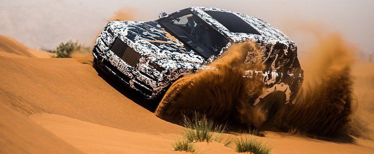 Rolls-Royce Cullinan in the desert, on snow and in the water