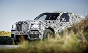 Rolls-Royce Cullinan SUV Previewed by Camouflaged Prototype with Production Body