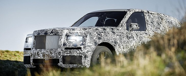 2018 Rolls-Royce Cullinan (prototype with production body)