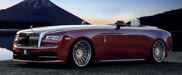 Rolls-Royce Dawn Single-Seater "Conversion" rendering