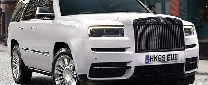 Rolls-Royce Escalade rendering