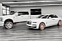 Rolls-Royce Ghost and Ford F-450 Are Like Beauty and the Beast on White-Orange Forgis