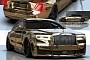 Rolls-Royce Ghost Black Badge Has Gold Chrome Reverie, Thinks Dubai Style Fits
