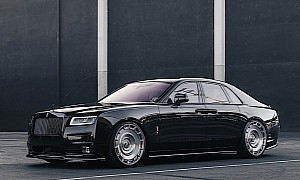 Rolls-Royce Ghost With Carbon Fiber Package and Vossen Wheels Looks All Gangsta