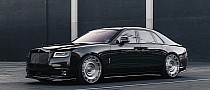 Rolls-Royce Ghost With Carbon Fiber Package and Vossen Wheels Looks All Gangsta
