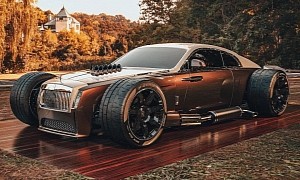 Rolls-Royce Luxury GT Feels the Photo-Editing Wra(i)th, Gets Turned Into a Hot Rod