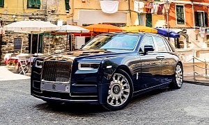 The Rolls-Royce Phantom 'Inspired by Cinque Terre' Is Literally an Art Gallery on Wheels