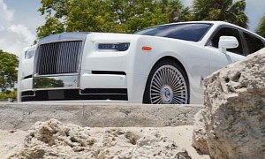Rolls-Royce Phantom Rides Classy on Big Wire-Wheel Monoblock Forged AGL45s