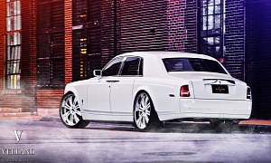 Rolls Royce Phantom Rides on 26-inch Vellano Wheels
