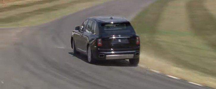 Rolls-Royce Cullinan driven hard at 2019 Goodwood Festival of Speed