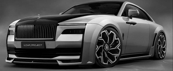 Rolls-Royce Spectre EV widebody rendering by 
