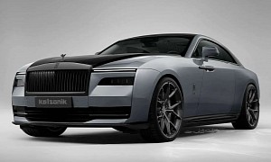 Rolls-Royce Spectre EV Looks Inconspicuous When Dressed in Shadow Line CGI Attire