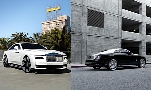 Rolls-Royce Spectre Rides Cleaner on 26s, But Do You Want It White or Black and Silver?