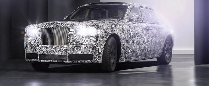 Next-Gen Rolls Royce Phantom spied
