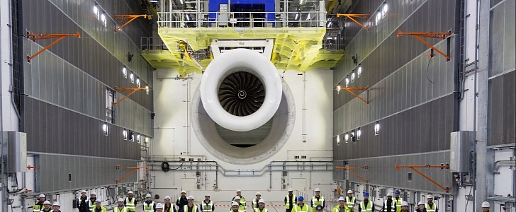 Rolls-Royce will be using blended SAF at its Testbed 80 in Derby