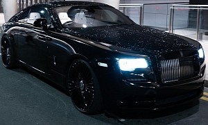 Rolls-Royce Wraith Covered in “Diamonds” Is World’s First, and an Instant Eye-Catcher