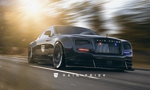 Rolls-Royce Wraith Police Car Rendered as The Lavish Arm Of The Law
