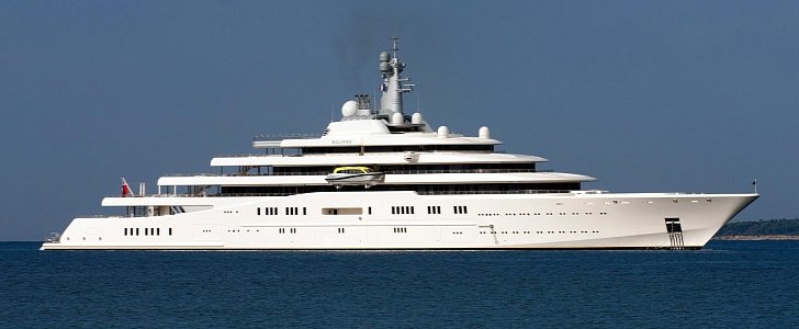 Eclipse, the most expensive superyacht in the world, 10 years after delivery