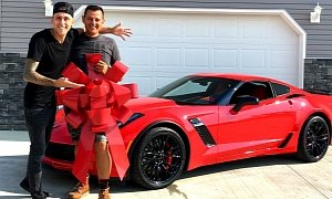 Roman Atwood Buys a Corvette Z06 for His Father's Birthday