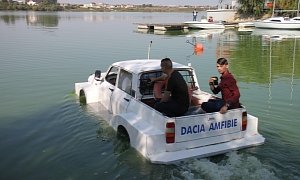 Amphibious Dacia Pickup Built by Romanian Naval Students