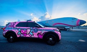 Romero Britto Ford Explorer Awareness Vehicle Is Miami's Funkiest Police Art Car