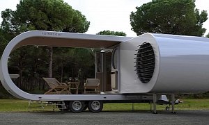 Romotow Trailer-Camper Has In-Built Patio for the Ultimate Chill Experience